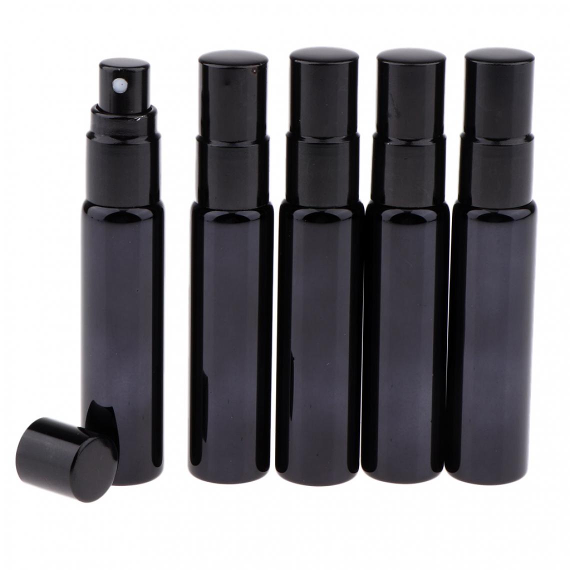 marque generique - 5x 10ml Parfum Vide Atomiseur Bouteille Pompe Fine Brume Pulvérisateur Or Brillant - Maquillage et coiffure