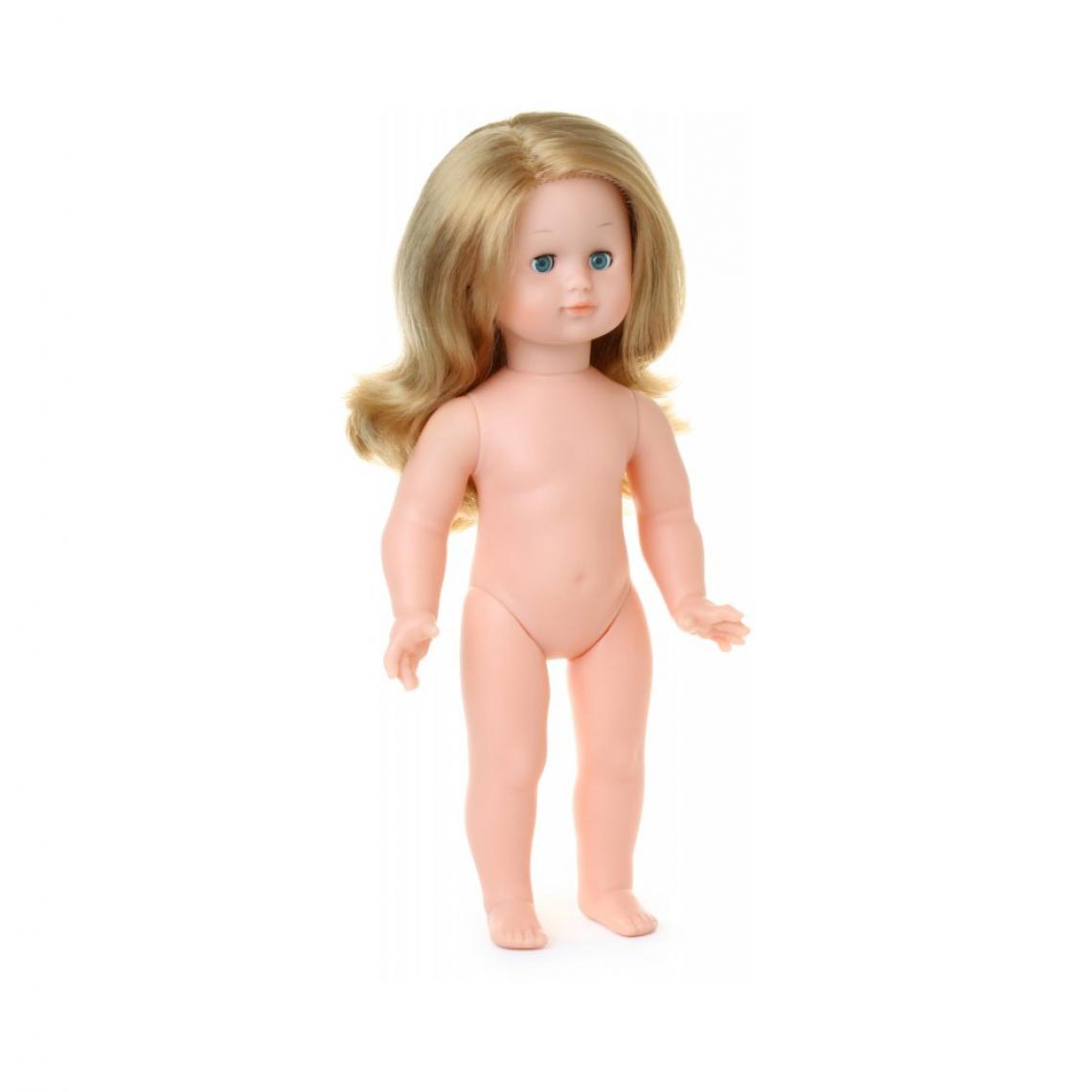Vilac - Émilie 39 cm nue - Cheveux longs blonds frange - Yeux bleus - Vilac - Jeux et jouets - Cuisine et ménage