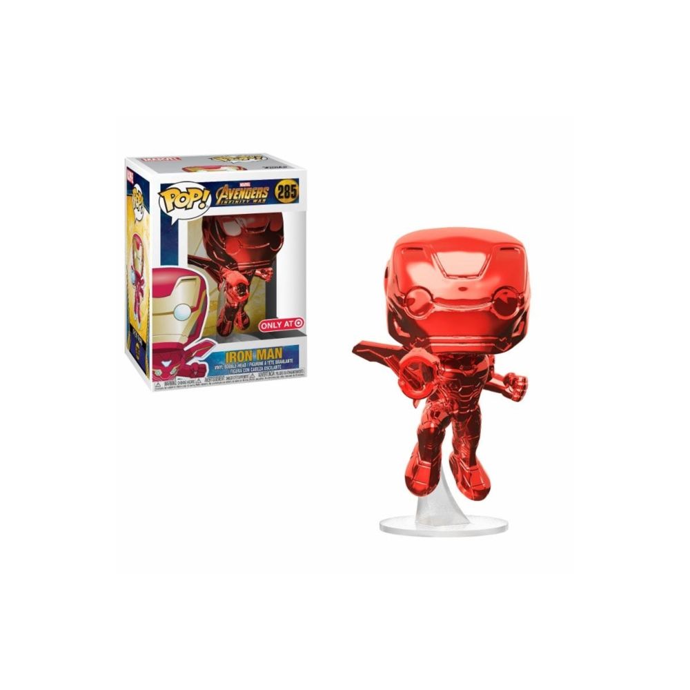 Funko - Avengers Infinity War - Figurine POP! Iron Man Red Chrome Target Exclusive 9 cm - Films et séries