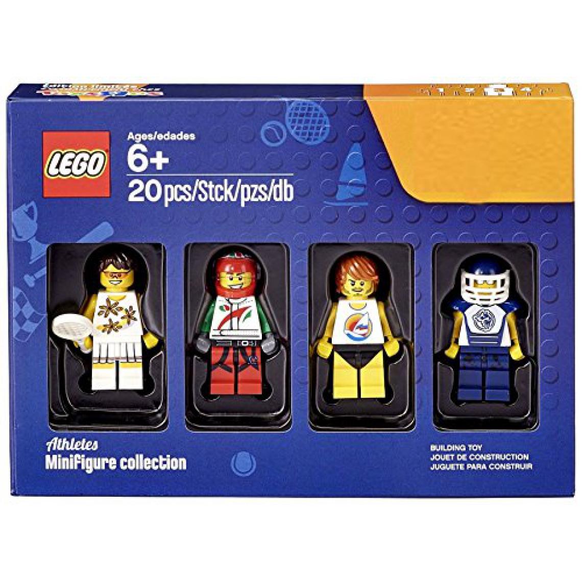 Lego - Ensemble de figurines LEgO Bricktober Athletes (joueur de tennis, pilote de voiture de course, surfeur et joueur de hockey) 5004573 - Briques et blocs