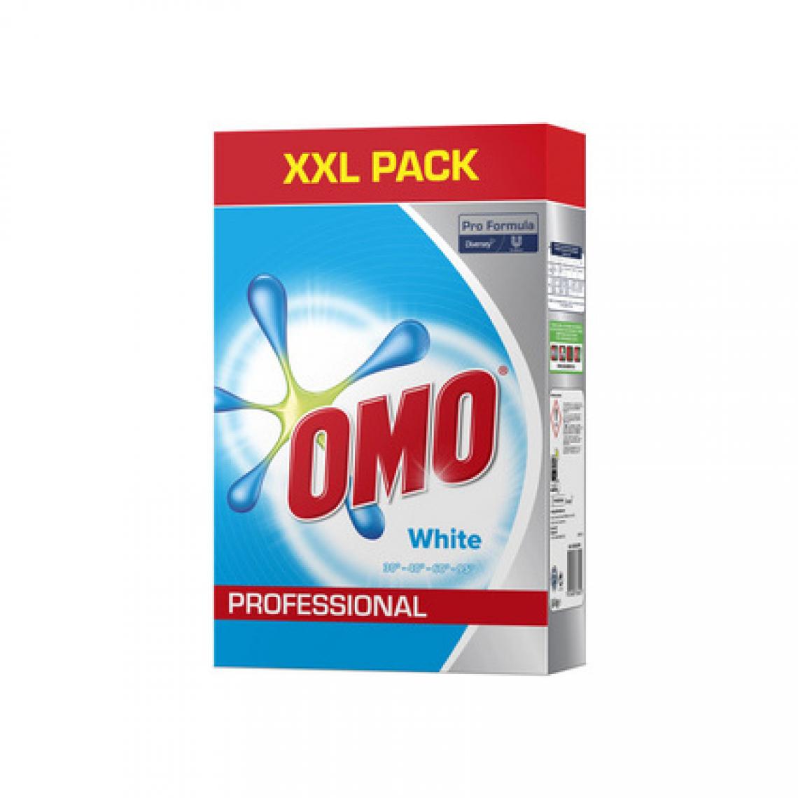 Omo - OMO Lessive en poudre Professional White, 120 lavages, () - Cuisine et ménage
