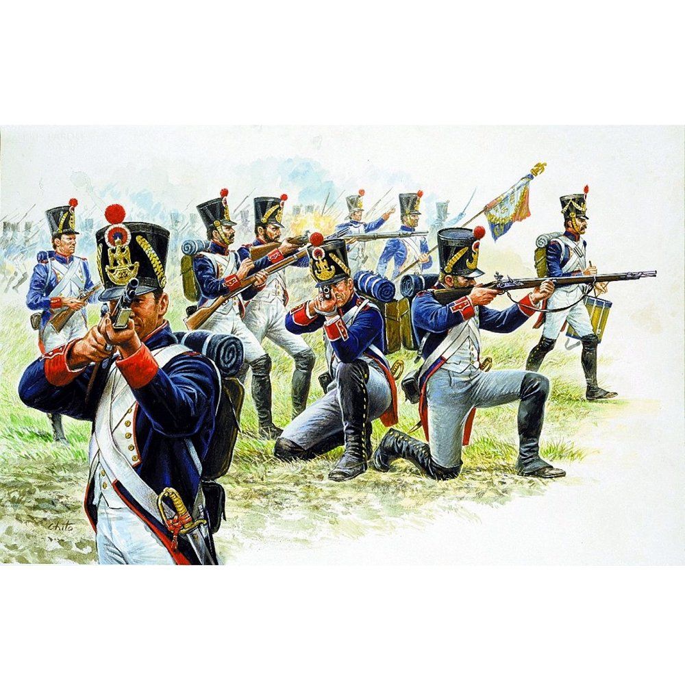 Italeri - Figurines Guerres napoléoniennes : Infanterie de ligne Française - Guerriers