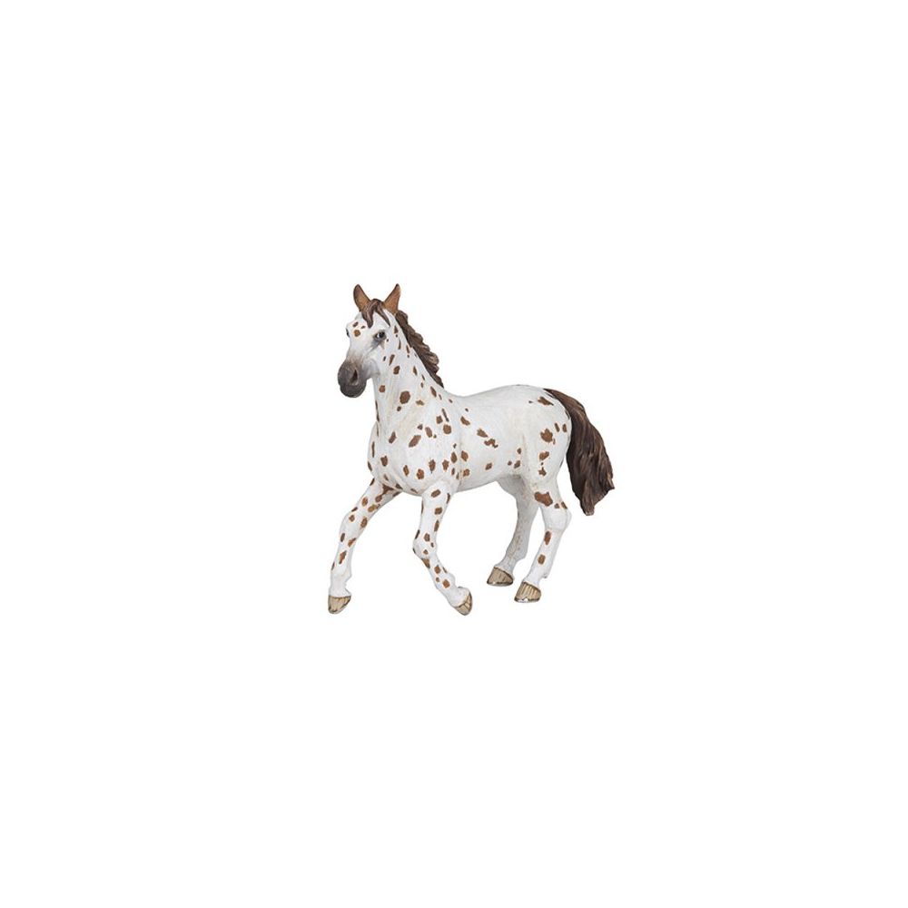 Papo - Figurine Cheval américain Apaloosa - Animaux