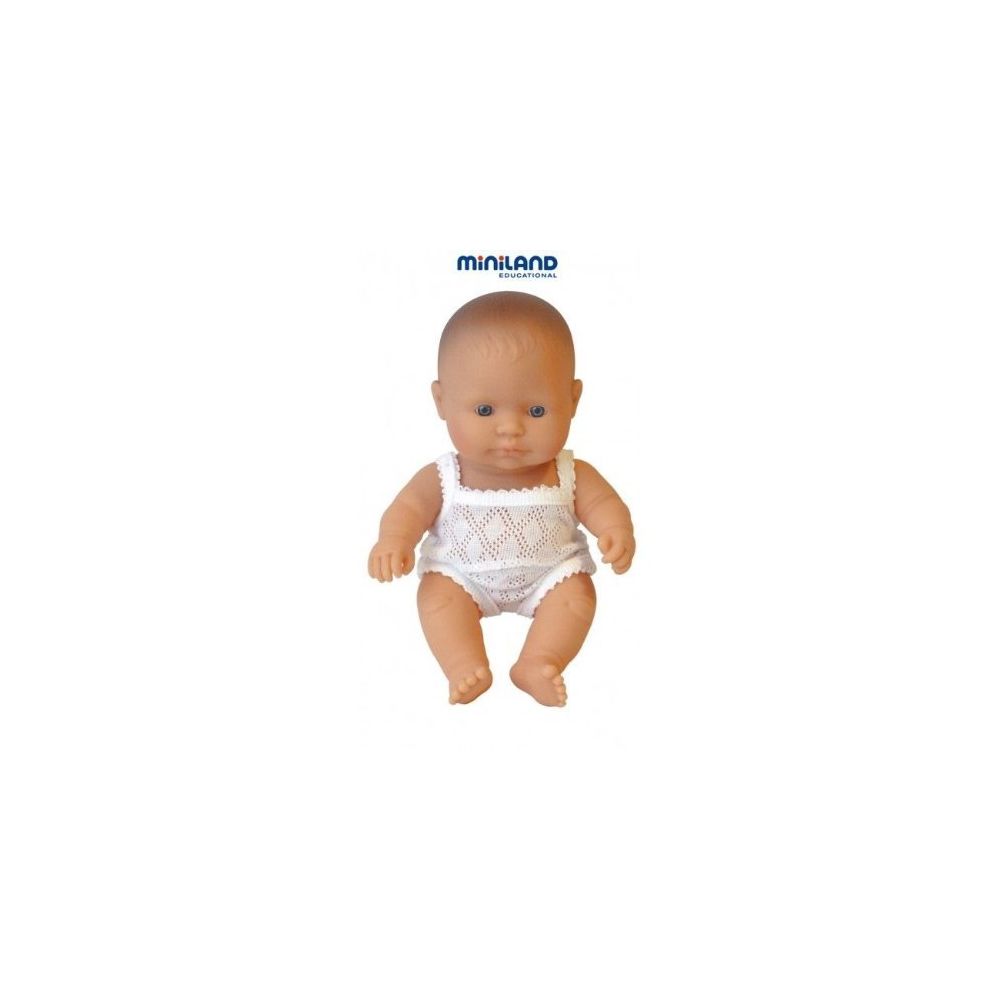 Miniland - Miniland Newborn Baby Doll European Boy (21Cm 8 2/8) - Poupées
