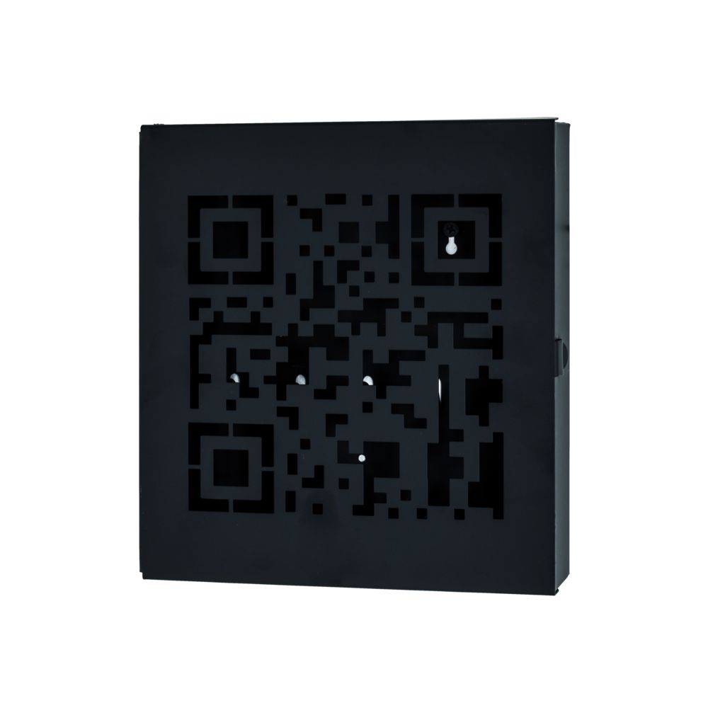 marque generique - Stylé NUANCEMEUBLE boîte à clés Kiev noir L22 x P5 x H24 cm - Armoires à clés