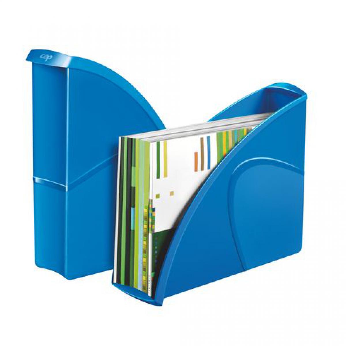 Cep - Range-revues Cep Gloss bleu dos 8,5 cm - Accessoires Bureau