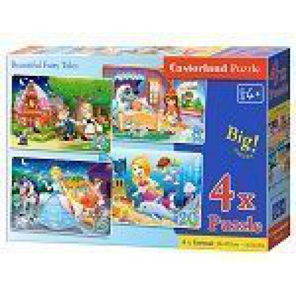 Castorland - Beautiful Fairy Tales,4xPuzzl(8+12+15+20 Teile- Castorland - Accessoires et pièces