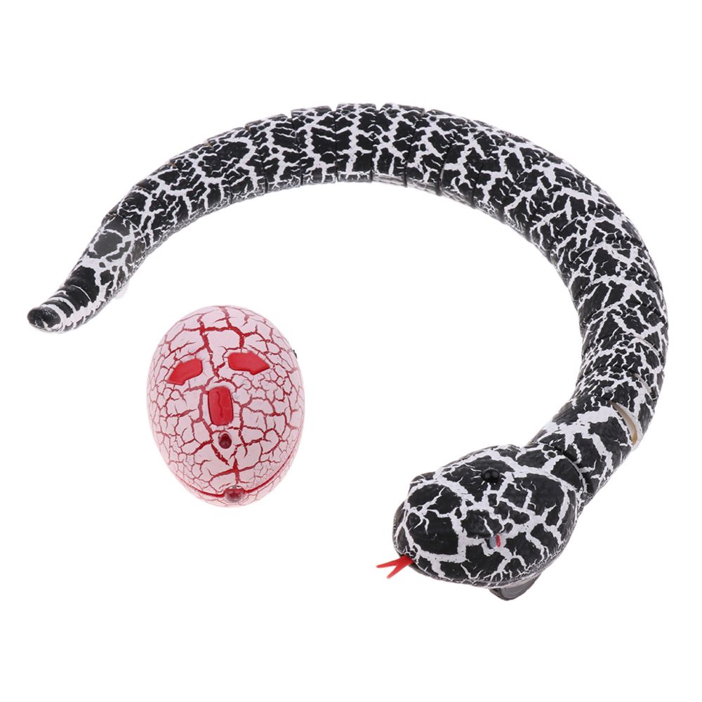 marque generique - Modèle de serpent à sonnettes à télécommande pour les enfants fête trick blague jouet serpent - blanc - Voitures RC