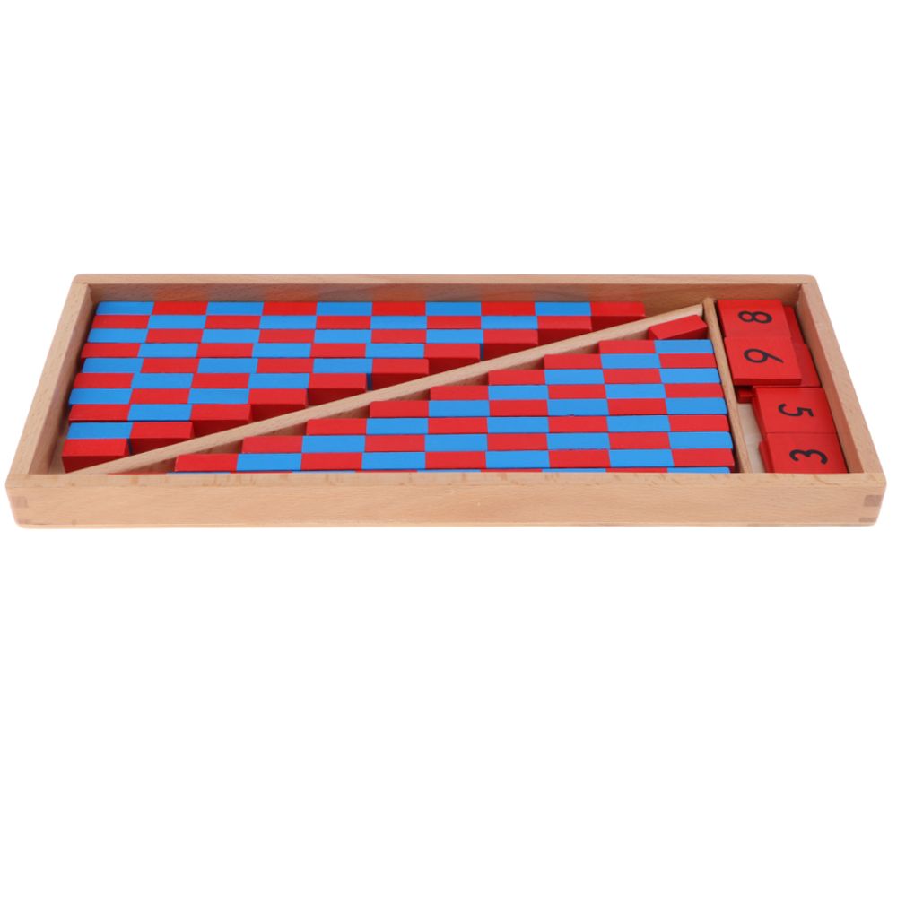 marque generique - Montessori bâton bleu rouge math mathématique - Jeux éducatifs