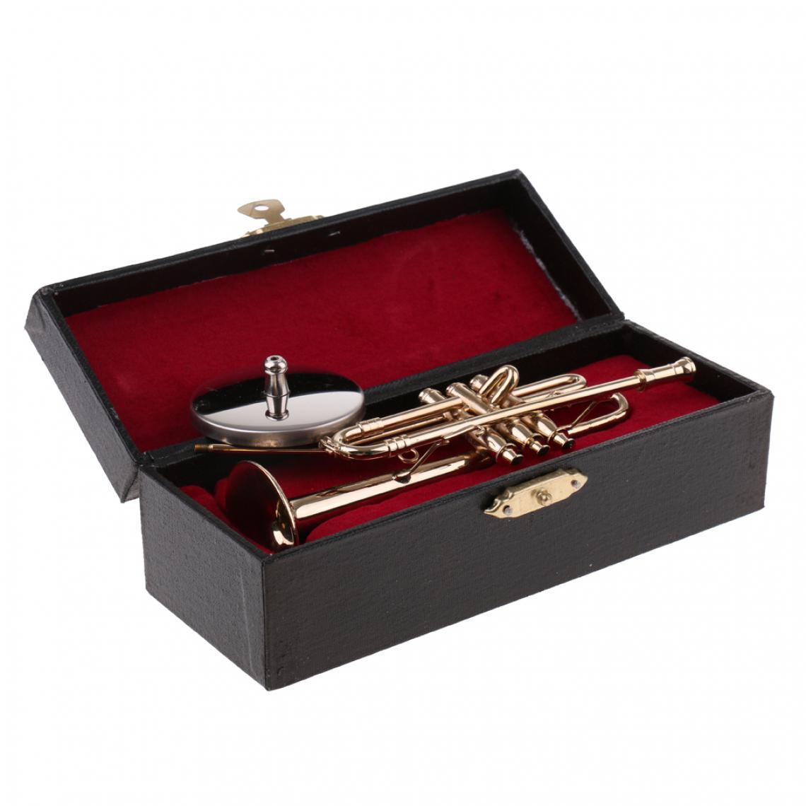 marque generique - 1/6 trompette en cuivre modèle miniature instrument de musique pour poupée figure d'action - Films et séries