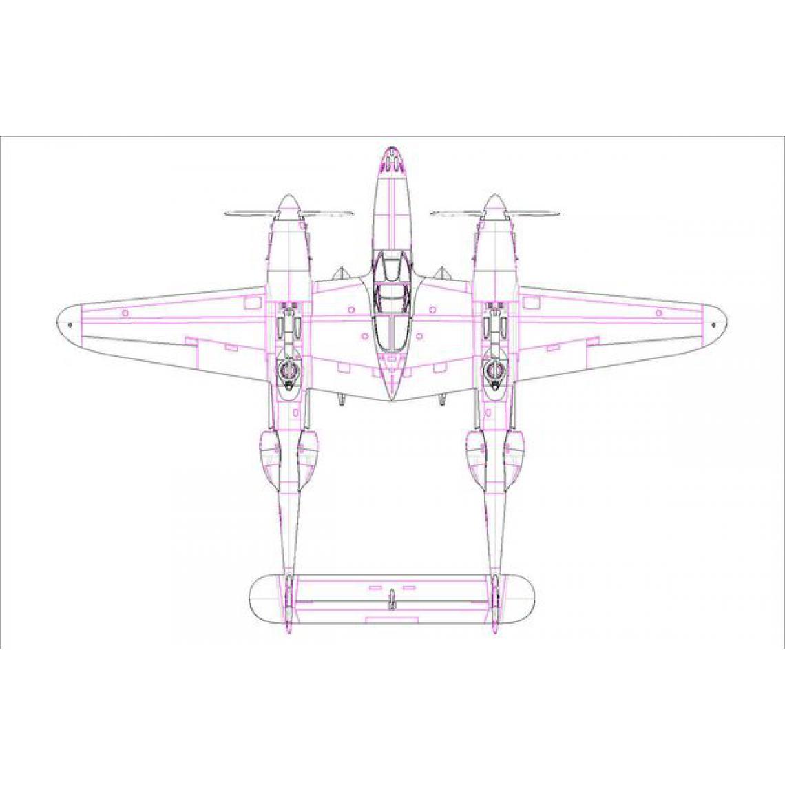 Hobby Boss - P-38L-5-L0 Lightning - 1:72e - Hobby Boss - Accessoires et pièces