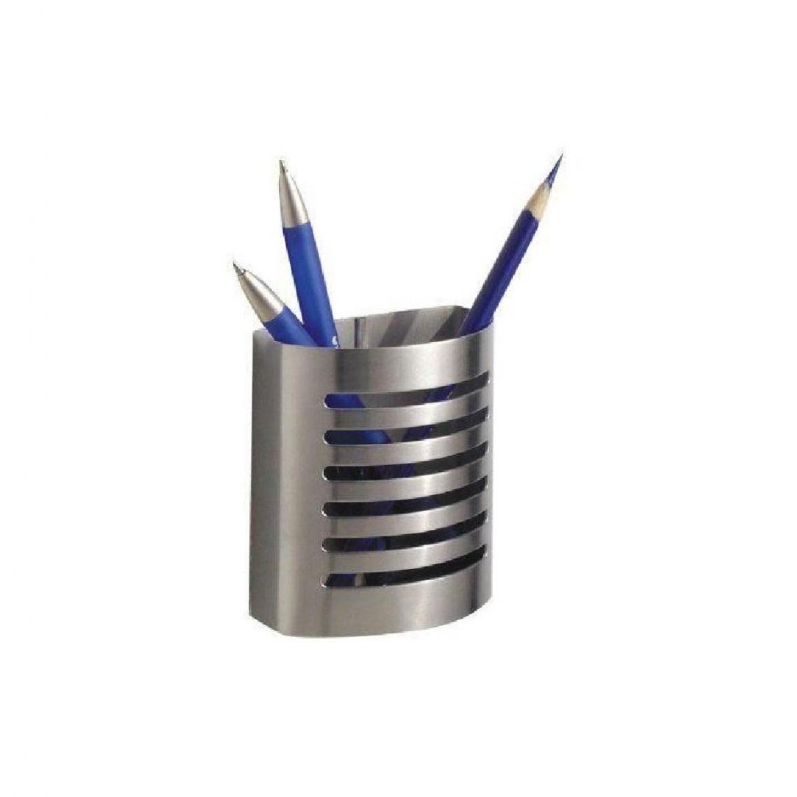 Interdesign - Godet à crayon magnétique - Acier inoxydable - Accessoires Bureau