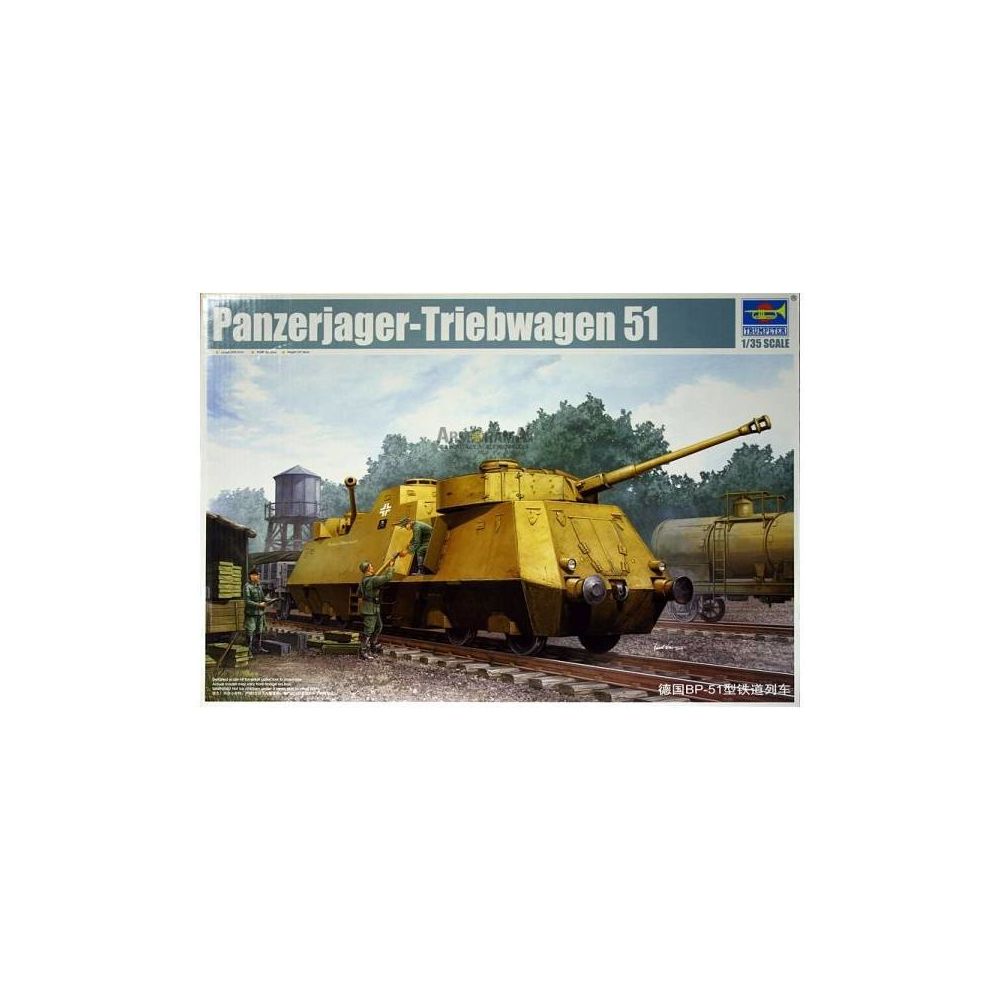 Trumpeter - Maquette Train Panzerjager Triebwagen Bp51 - Train électrique