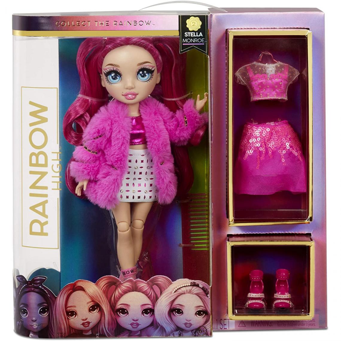 Cstore - Rainbow High Fashion Doll Stella Monroe Fuschia - Mini-poupées