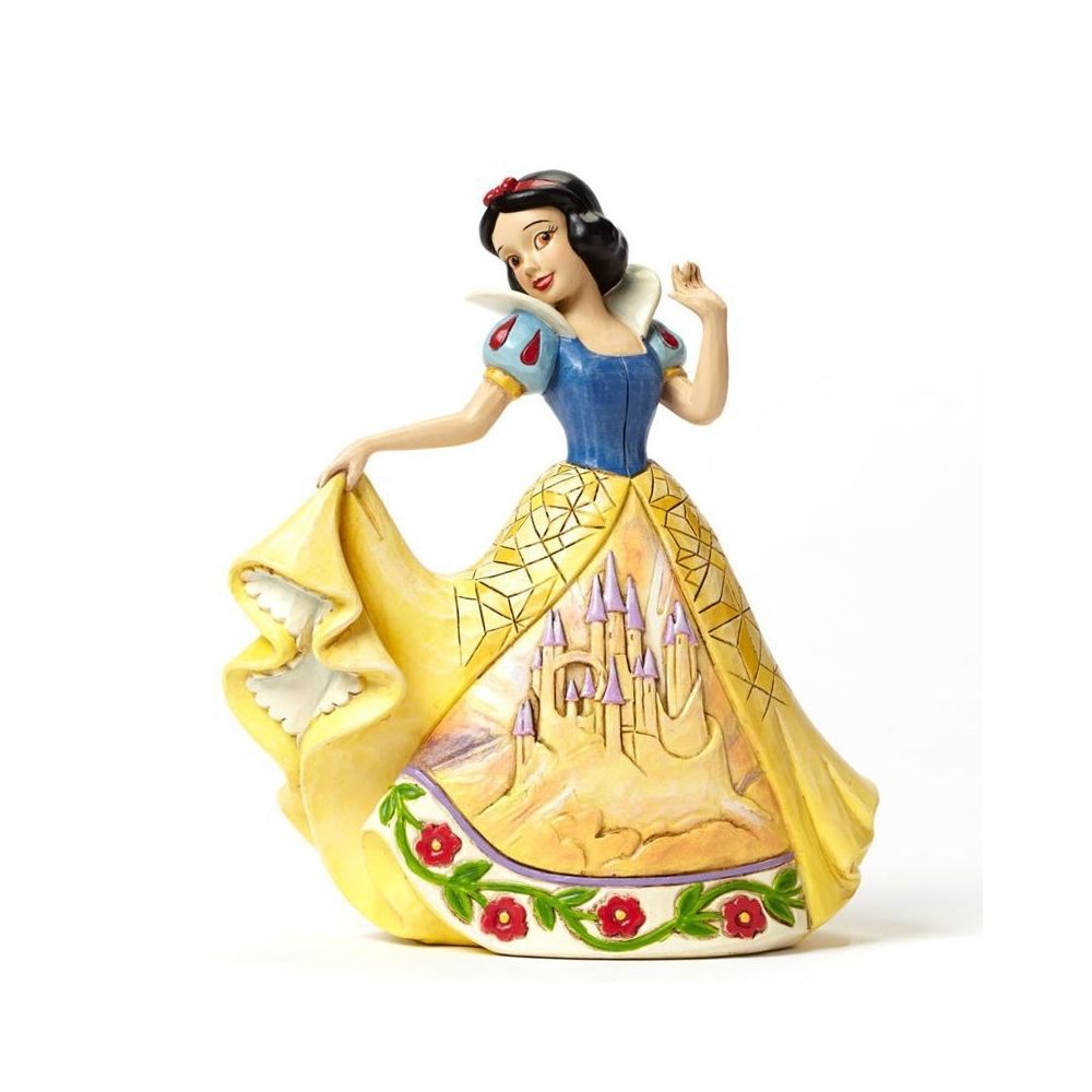 Disney Montres - Figurine Blanche Neige en Robe de Bal - Château - Disney Traditions Jim Shore - Films et séries