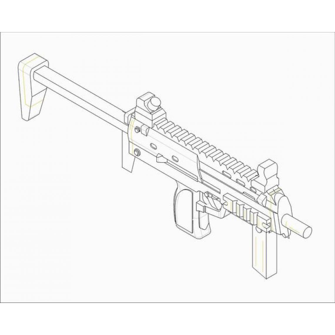 Trumpeter - German Firearms Selection-MP7 (6 guns) - 1:35e - Trumpeter - Accessoires et pièces