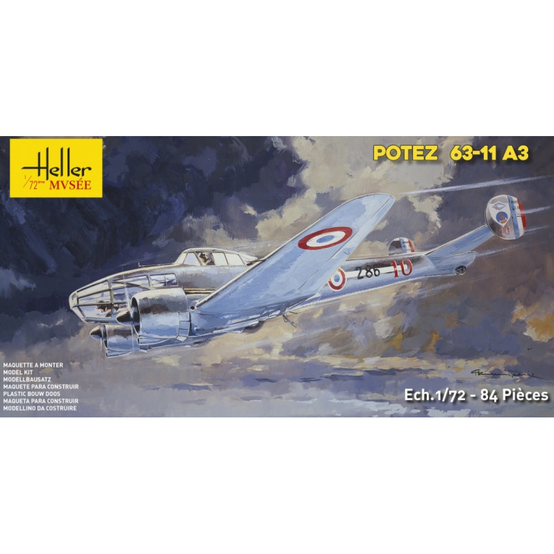 Heller - Potez 63-11 A3 1/72 Heller - Avions RC