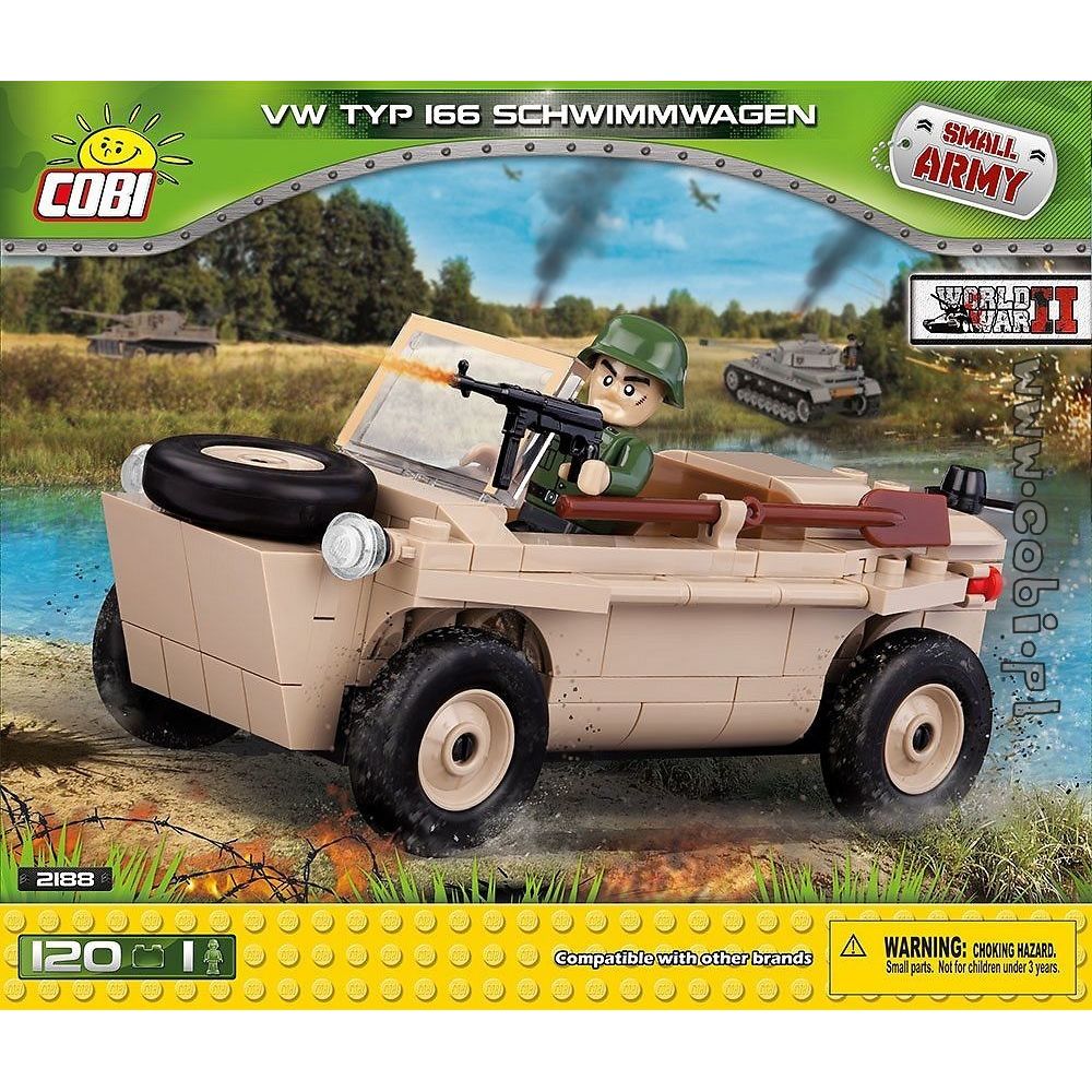 Cobi - VW Type 166 Schwimmwagen Cobi - Briques Lego