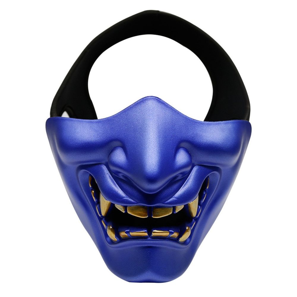 Generic - Demi-masque visage Cosplay Samurai Halloween Party Festival de masque idéal - Poupées
