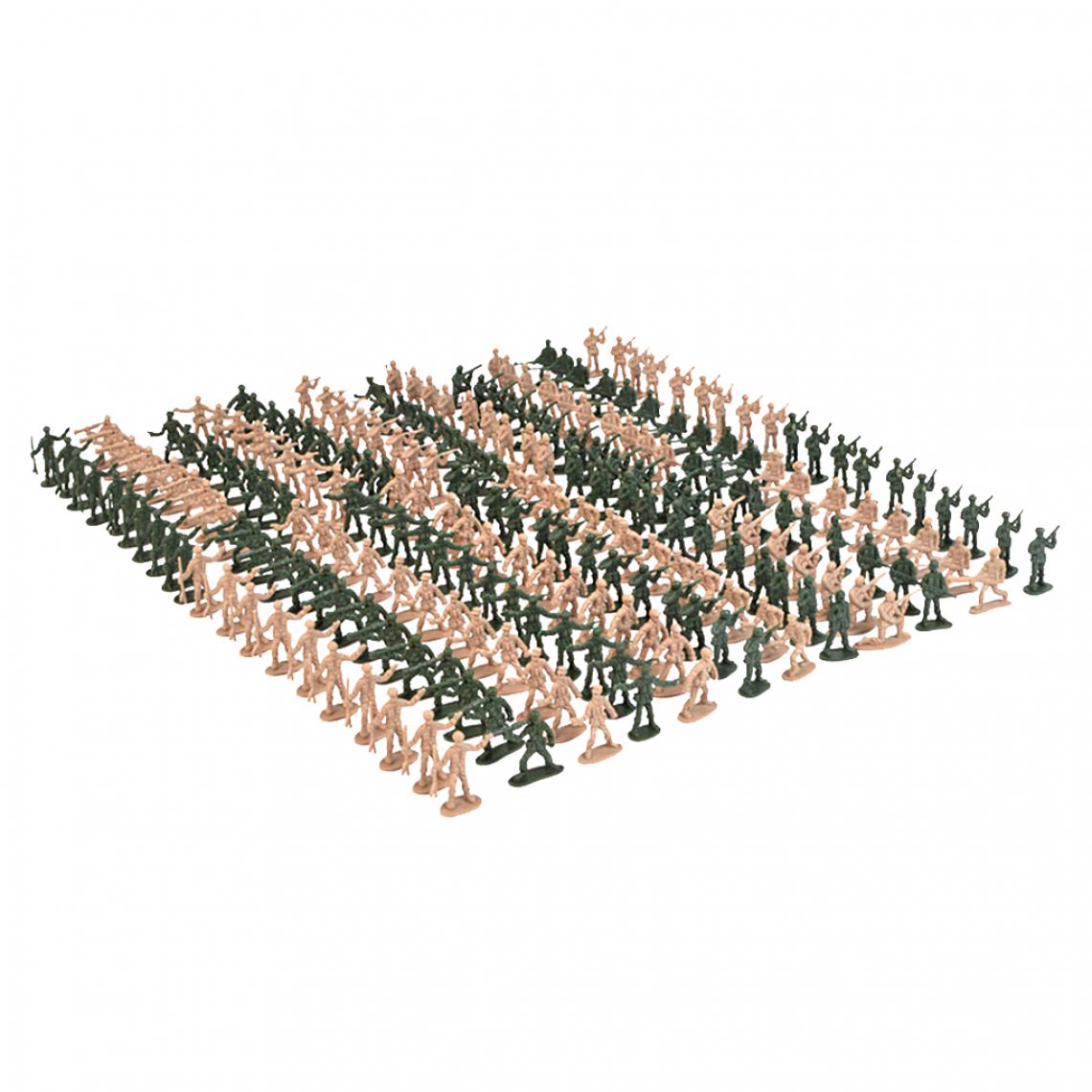marque generique - 360pcs 1/72 échelle En Plastique Soldats Militaires Figurine Armée Sable Table Accs - Avions