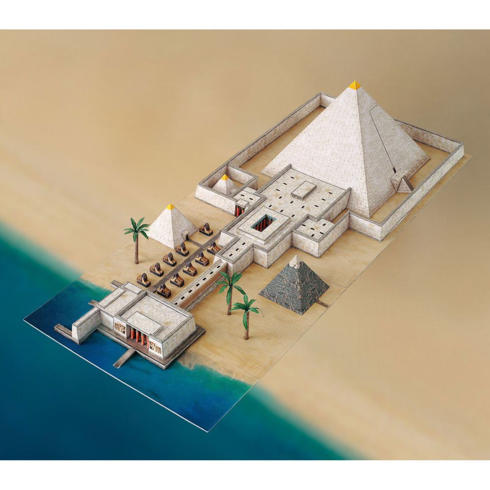 Schreiber-Bogen - Maquette en carton : Pyramide et Vallée du temple - Accessoires maquettes