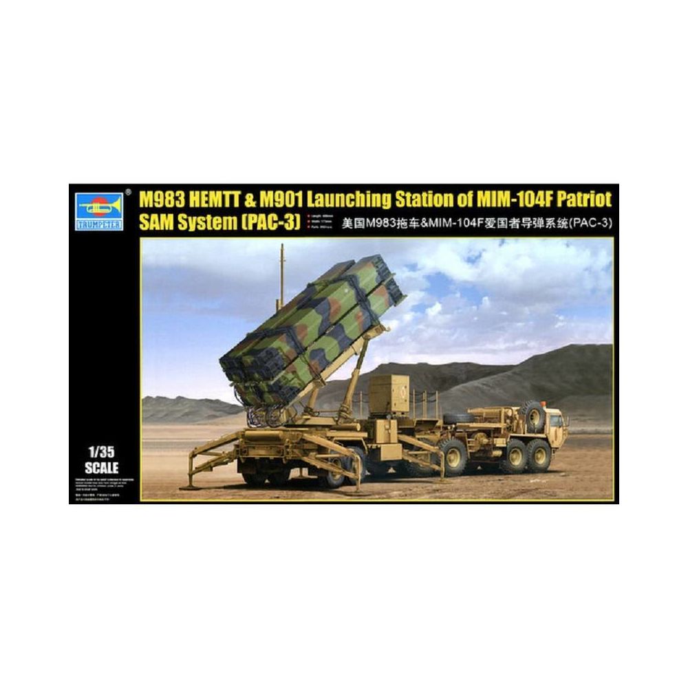 Trumpeter - Maquette Camion M983 Hemtt&m901 Launching Station Of Mim-104f0 Patriot Sam System (pac-3) - Camions