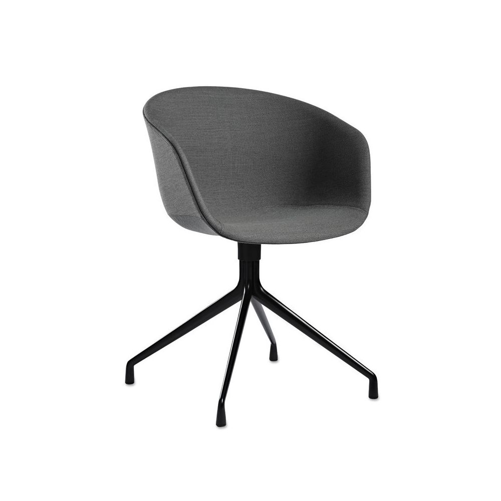 Hay - About a Chair AAC 21 - aluminium poli - Steelcut Trio 105 - gris clair/beige - Bureaux