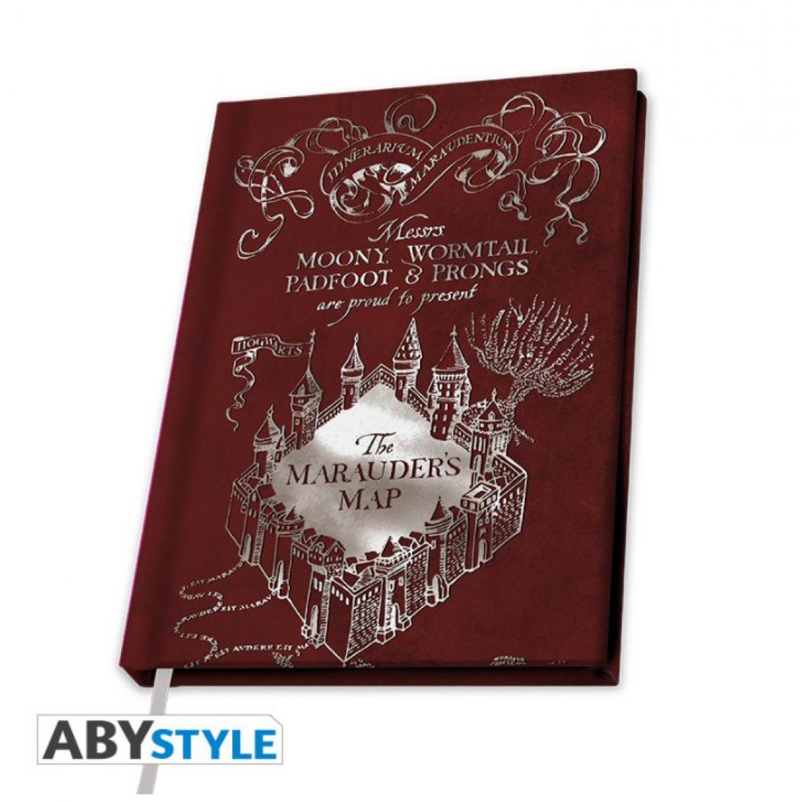 Abystyle - HARRY POTTER Cahier A5 Carte du Maraudeur - Dessin et peinture