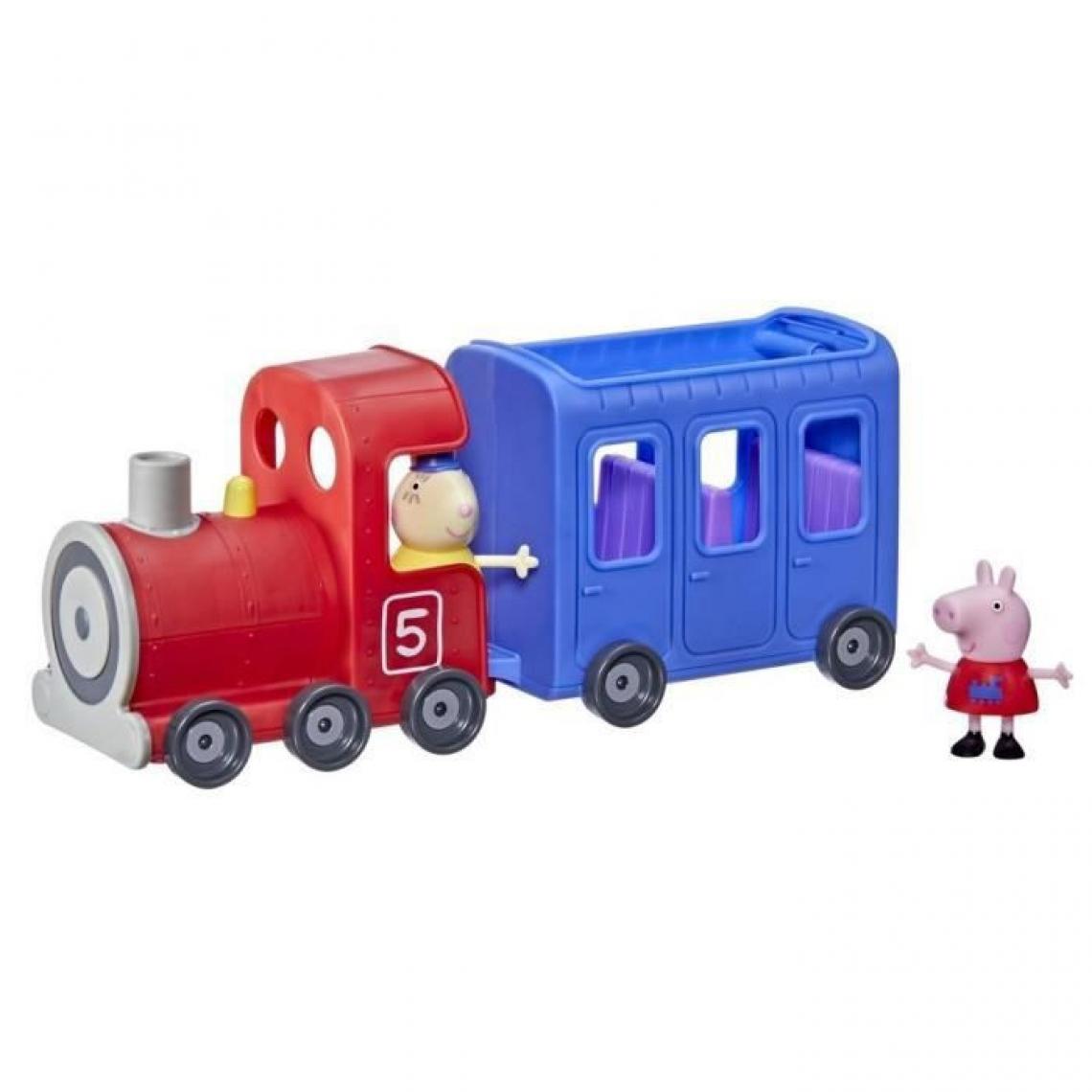 Hasbro - PEPPA PIG - Peppa's Adventures - Le train de Mlle Rabbit - jouet préscolaire roulant et détachable avec 2 figurines, des 3 ans - Films et séries