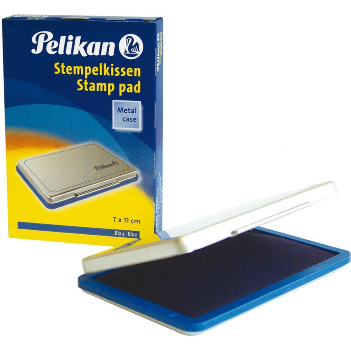 Pelikan - Pelikan Tampon encreur taille 2, (L)110 x (P)70 mm, bleu () - Accessoires Bureau