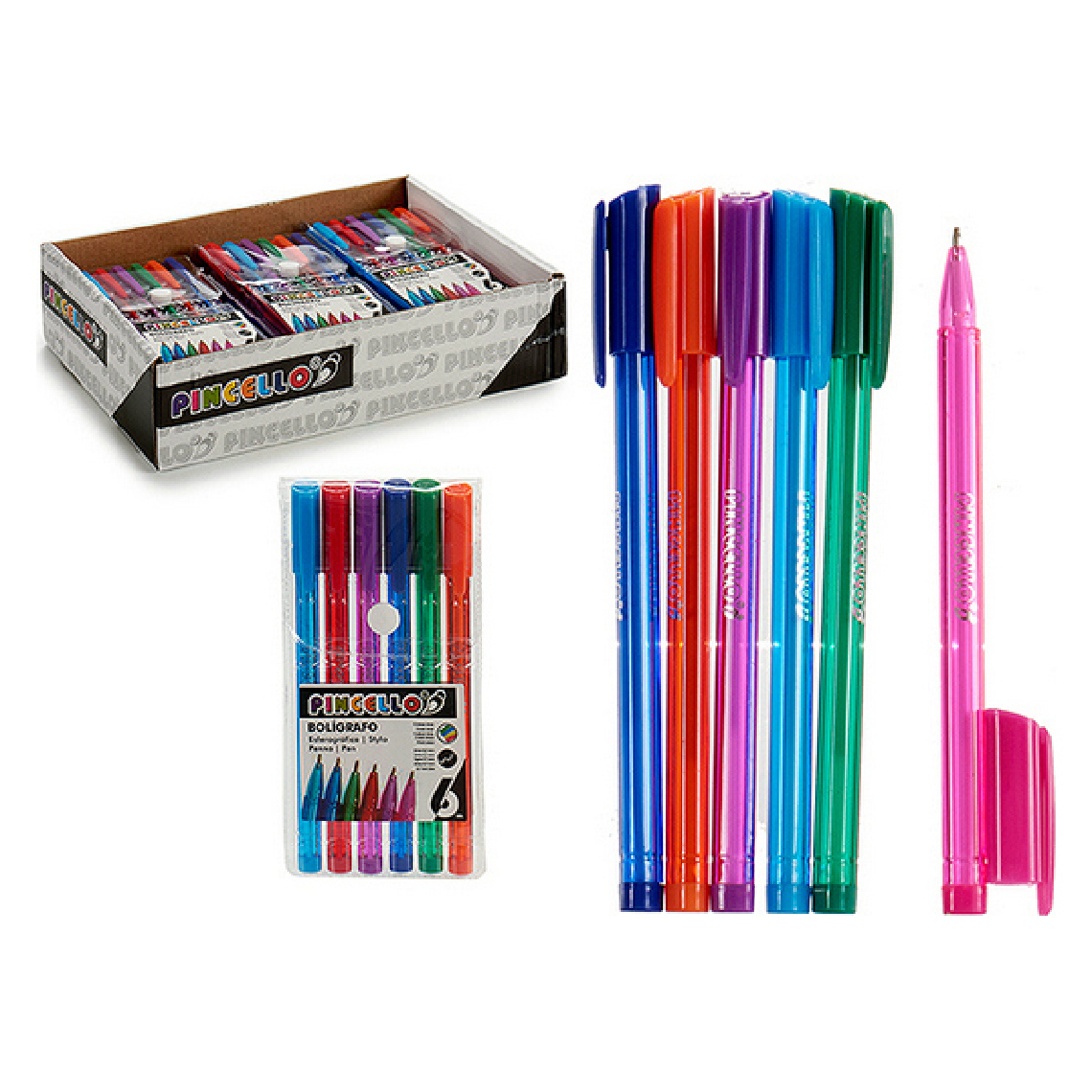 Unknown - Crayon (6 Pièces) (1,2 x 14,5 x 7 cm) - Accessoires Bureau