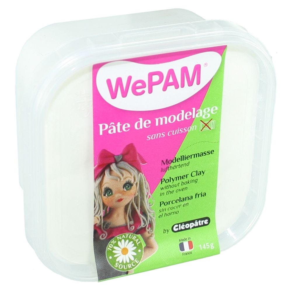 Wepam - Porcelaine froide à modeler WePam 145 g Blanc - WePam - Modelage