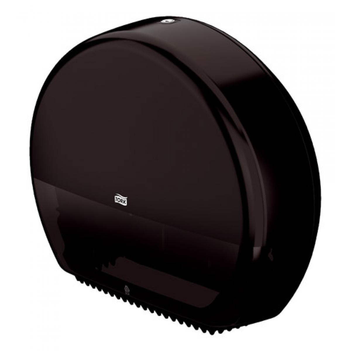 Tork - Distributeur papier toilette rouleau Mini-Jumbo Tork T2 plastique noir - Accessoires de salle de bain