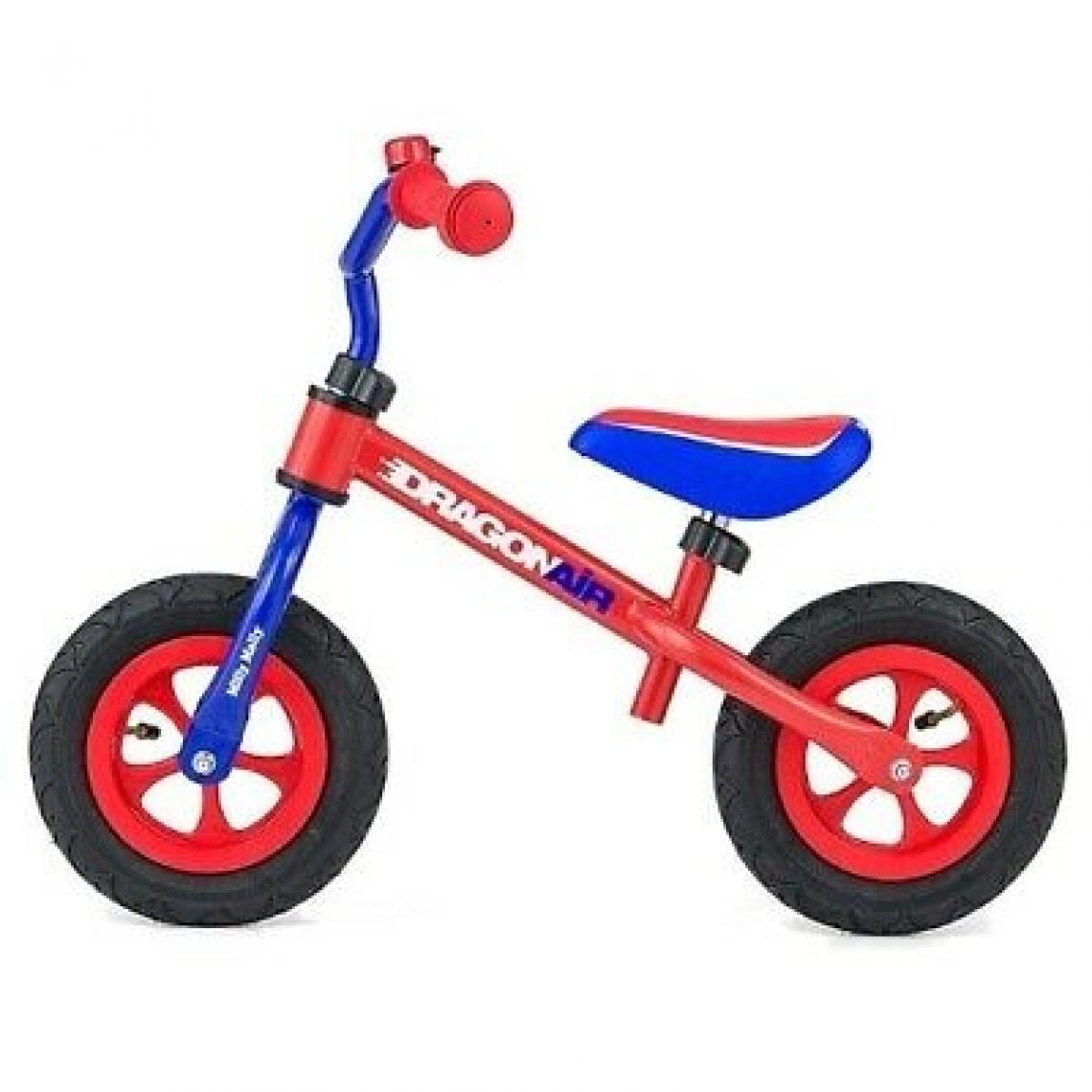 Milly Mally - Vélo Running Dragon Air bleu-rouge - Tricycle