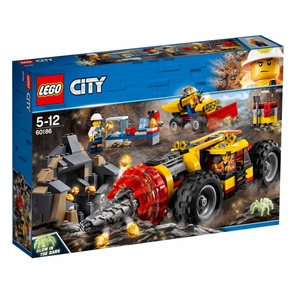 Lego - LEGO® City - La foreuse du minerai - 60186 - Briques Lego