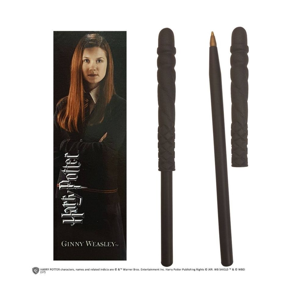 Noble Collection - Harry Potter - Set stylo à bille et marque-page Ginny - Accessoires Bureau