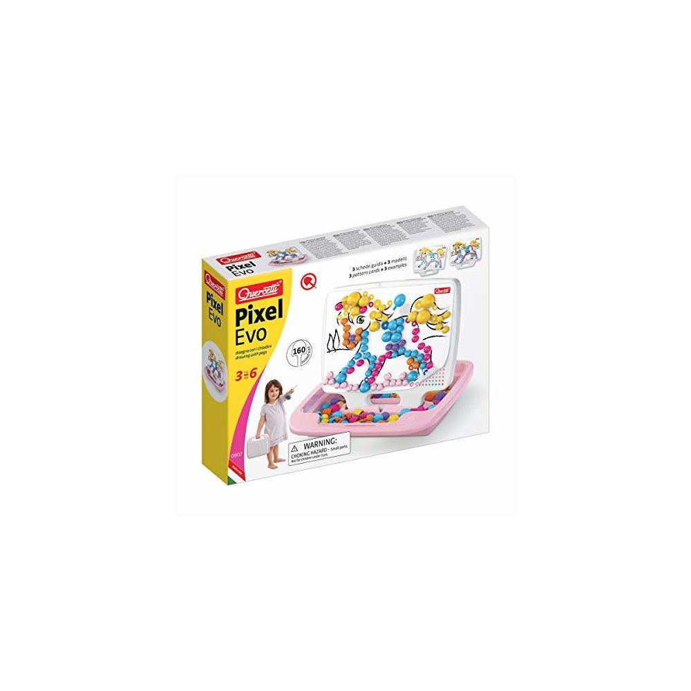 Quercetti - Quercetti Pixel Evo Pegboard Art Toy - Accessoires Puzzles