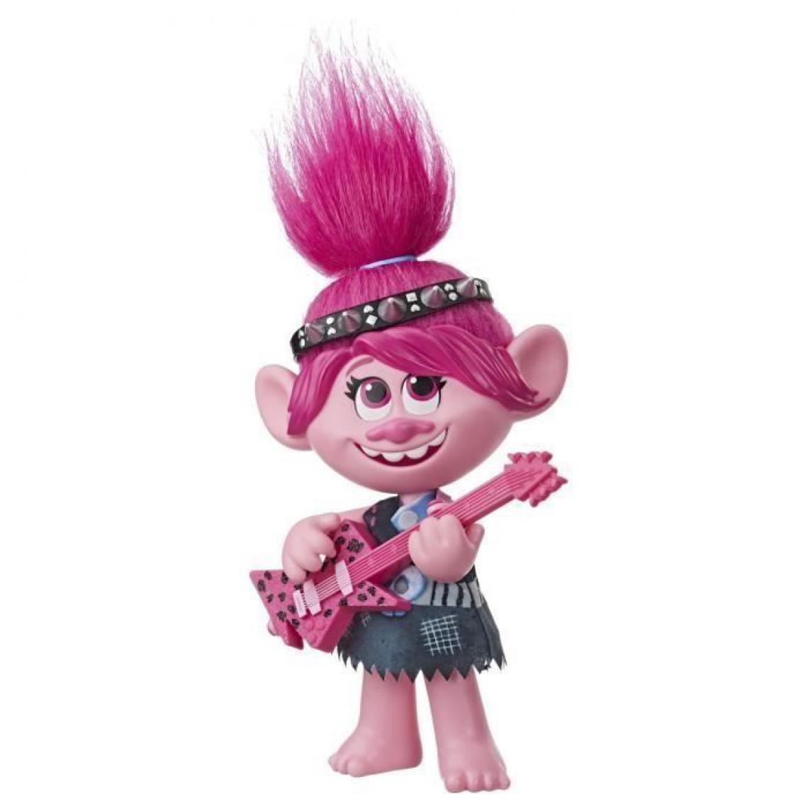Hasbro - Les Trolls 2 Tournée Mondiale de DreamWorks - Figurine Poupee Poppy Pop & Rock - Poupées