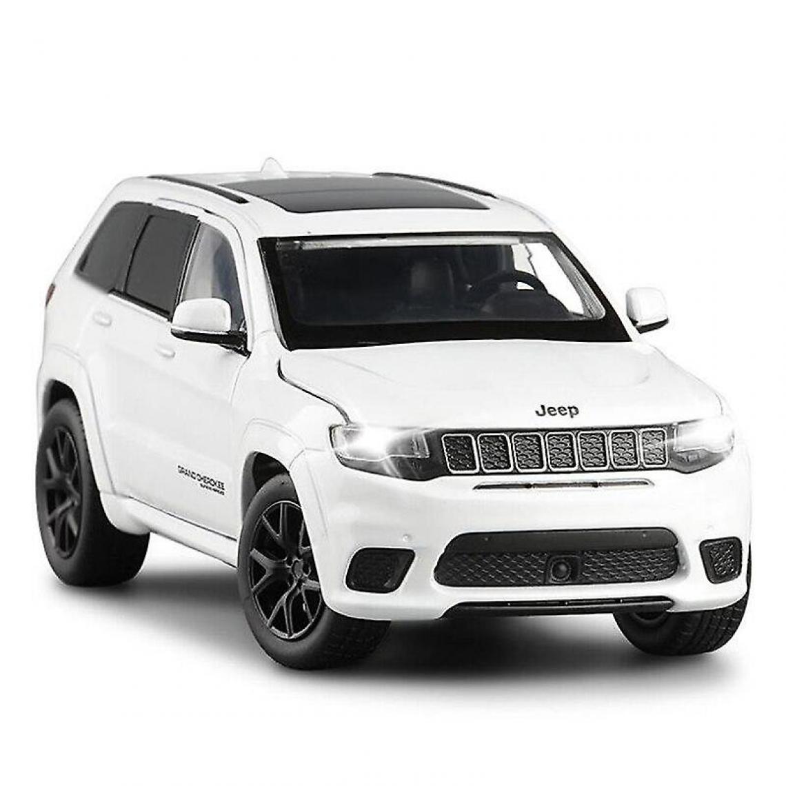 Universal - (Blanc) 1: 32 JKM Jeep Grand Cherokee Track Six Portes Alliage Cross-Country. - Voitures