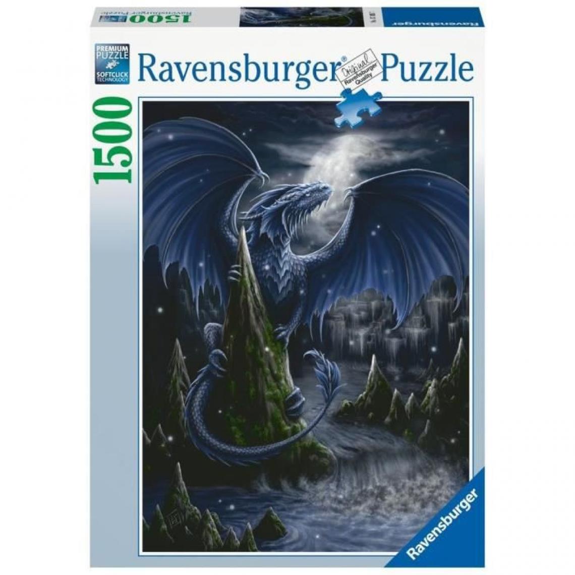 Ravensburger - Ravensburger - Puzzle 1500 pieces - Le dragon bleu - Animaux