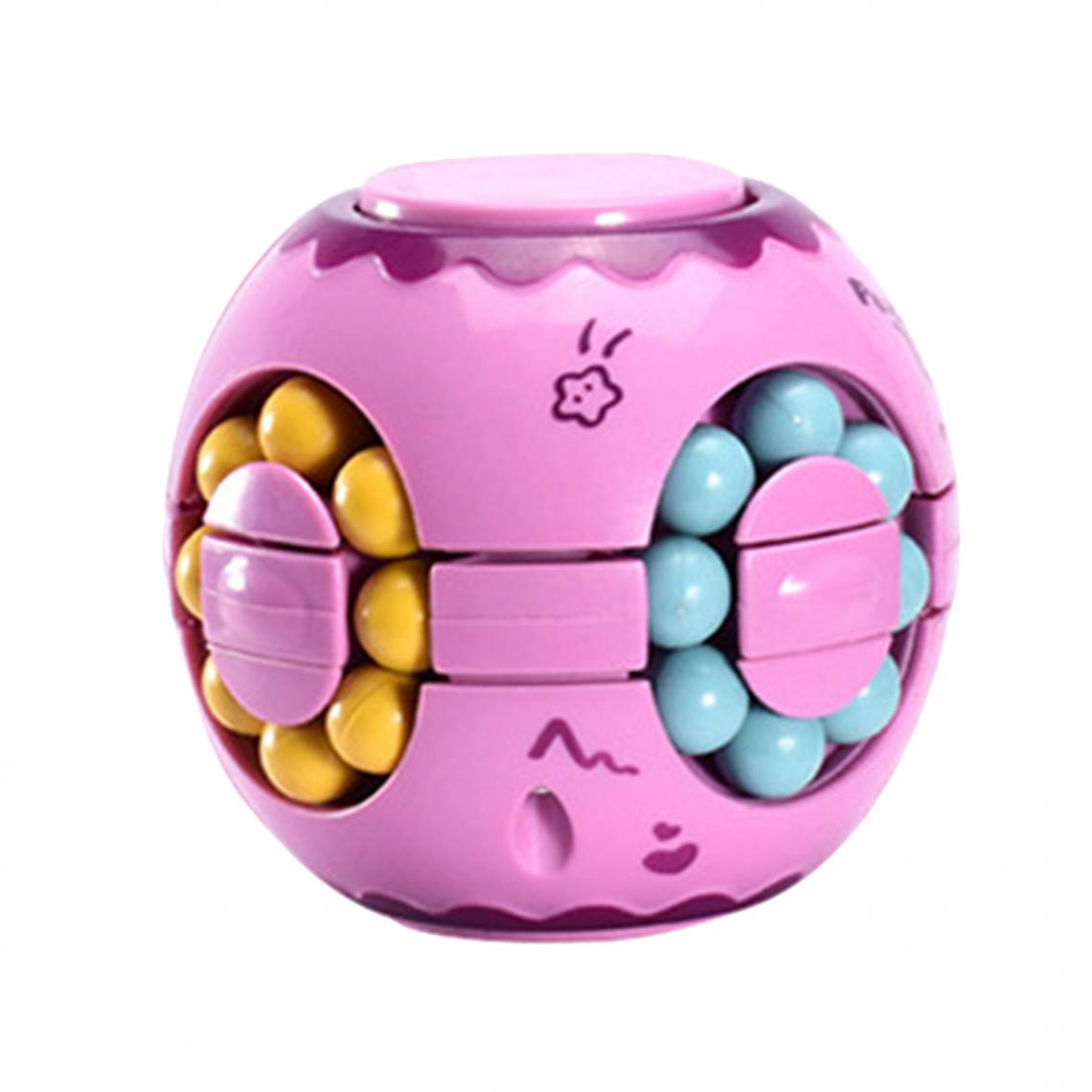 marque generique - Magic Beans Cube Fingertip Ball Puzzle Gyroscope Jouet Pour Enfants Fidget Jouet Bleu 01 - Jeux éducatifs