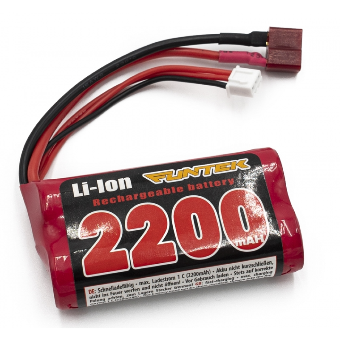 Funtek - Accu Li-ion 2S 7.4V 2200mAh Dean - Batteries et chargeurs