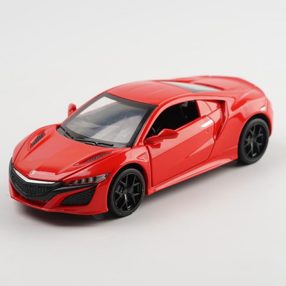 Universal - Honda Acura NSX moulée sous pression alliage métal modèle de sport de luxe collection tire écho lumière voiture jouet |(Rouge) - Voitures