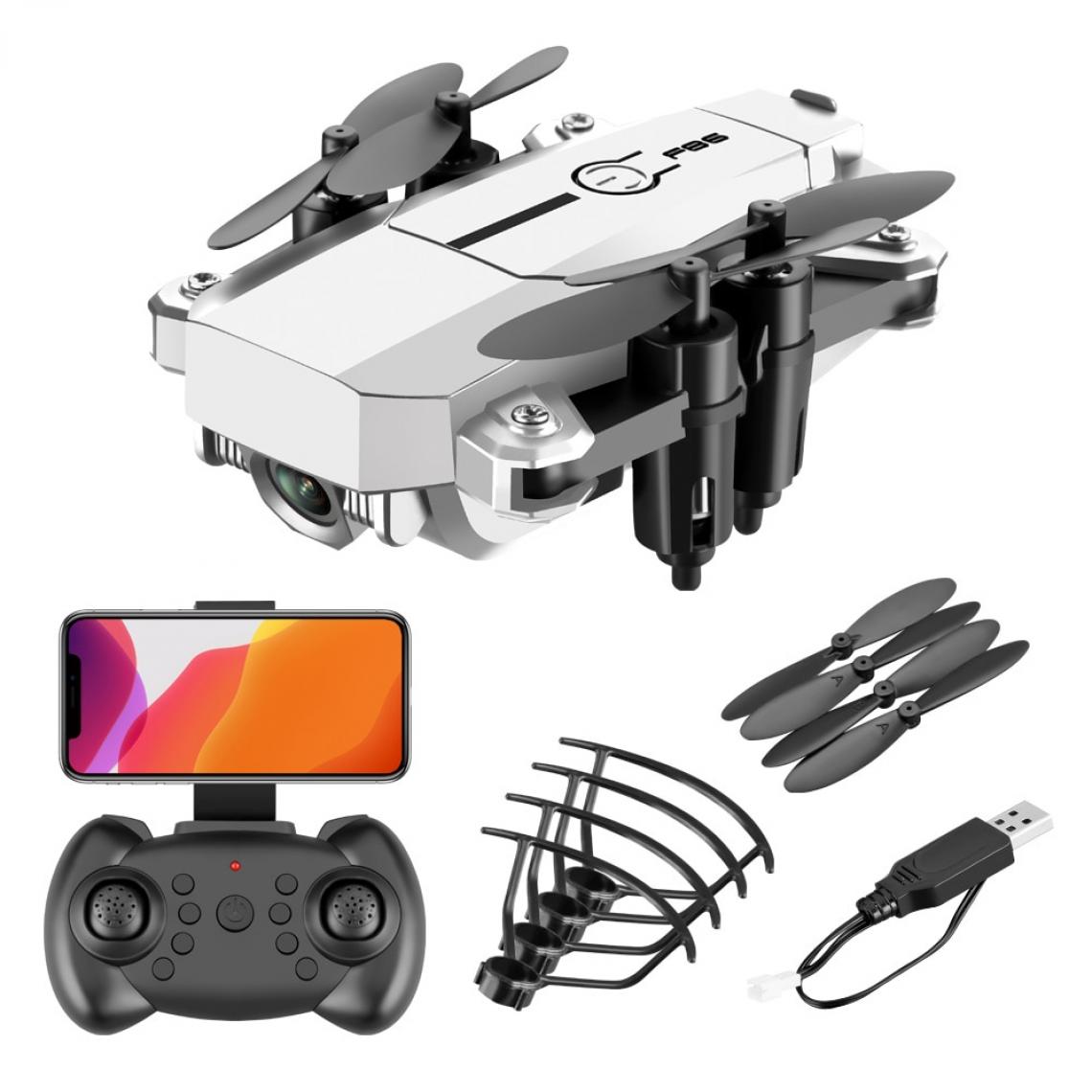 Universal - RC drone quadricoptère drone avec télécommande de caméra 4K professionnel HD WiFi quadricoptère hélicoptère une clé retour jouet | RC Helicopter(blanche) - Drone