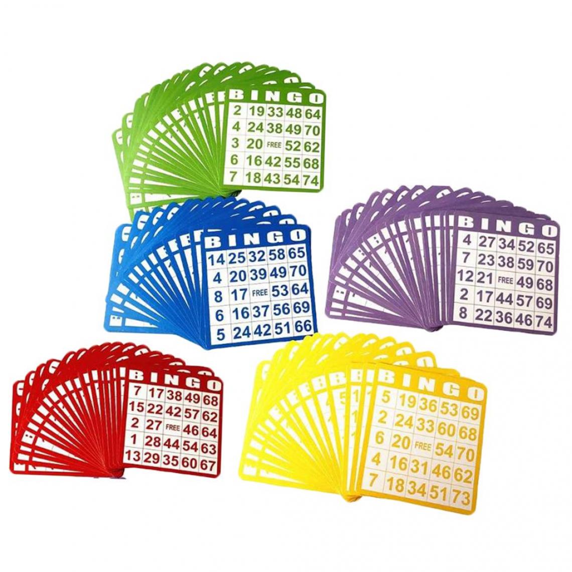 marque generique - cartes de jeu de bingo en papier - Les grands classiques