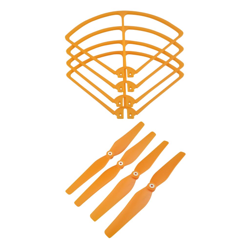 marque generique - rc drone propulseur protection pour sirc s70w hs100 orange - Accessoires et pièces