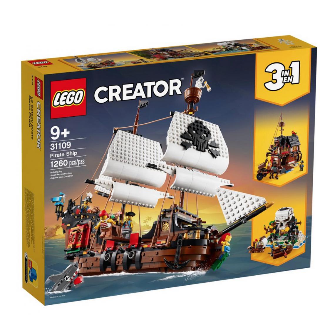 Lego - 31109 Le bateau pirate LEGO® Creator - Briques Lego