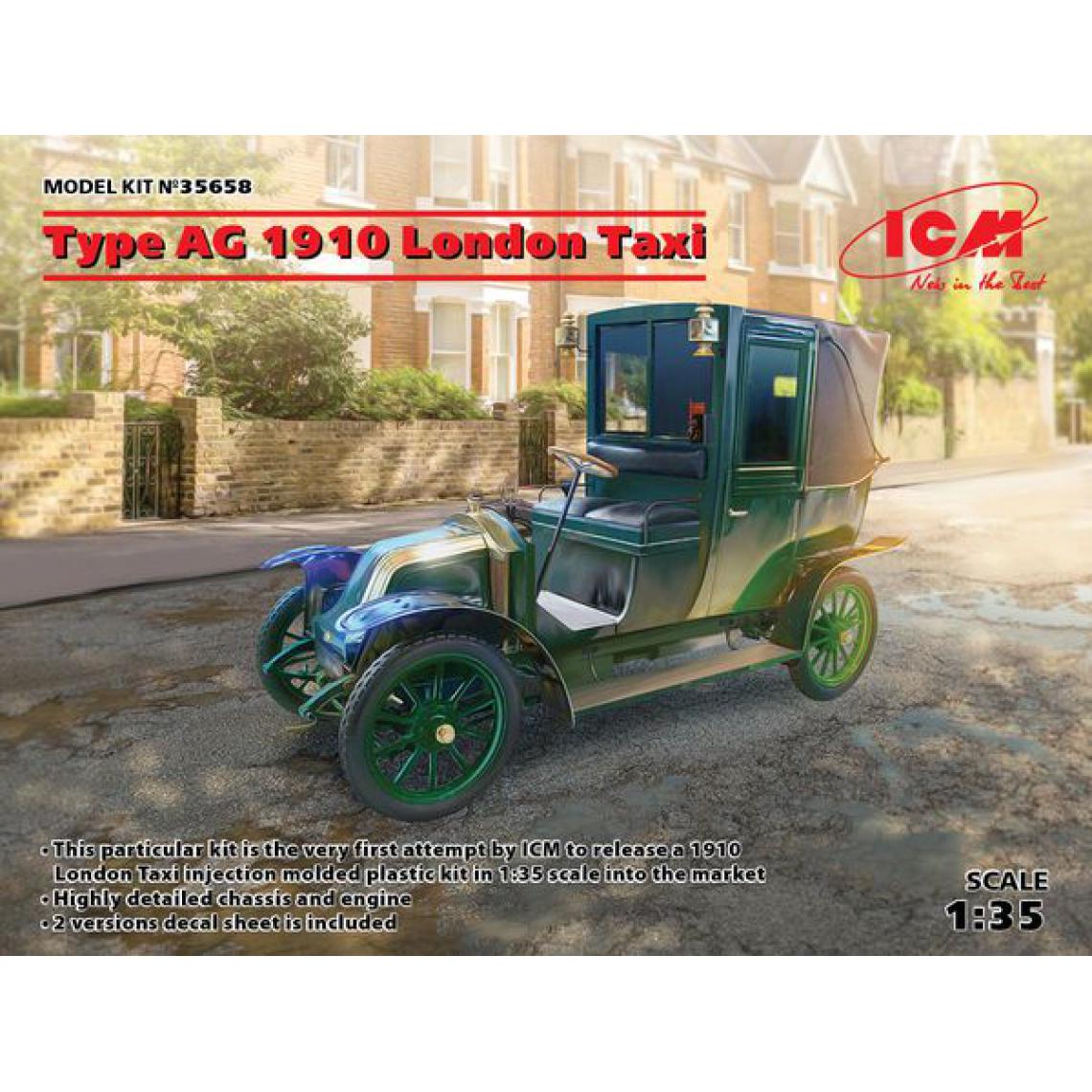 Icm - Type AG 1910 London Taxi - 1:35e - ICM - Accessoires et pièces