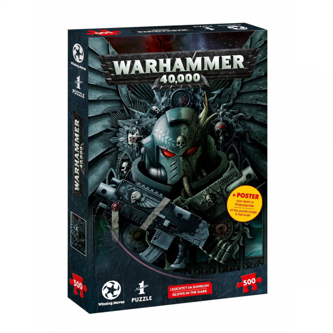 Winning Moves - Warhammer 40k - Puzzle Glow-in-the-dark - Puzzles 3D
