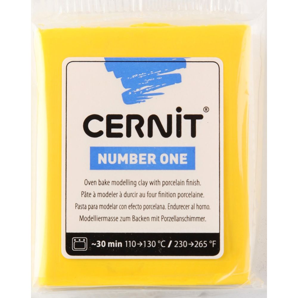 Cernit - Pâte Cernit n°1 56 g Jaune (700) - Cernit - Modelage